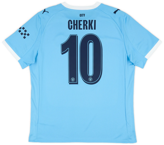 Maillot domicile Manchester City 2025-26 Cherki n°10