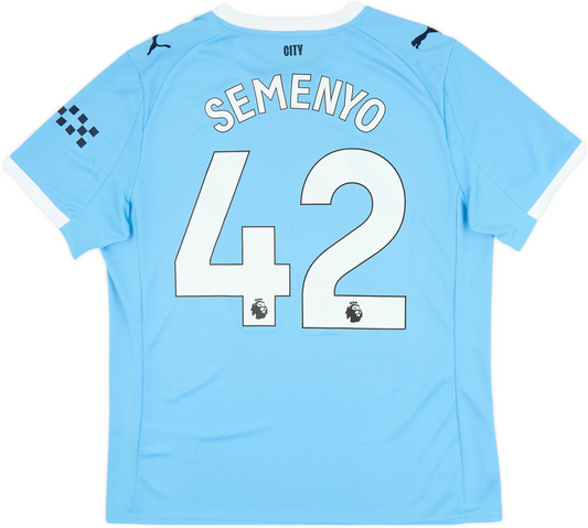 Maillot domicile Manchester City 2025-26 Semenyo n°42