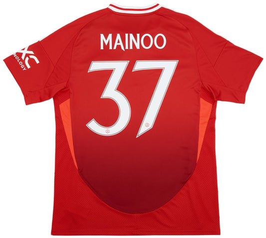 Maillot domicile Manchester United 2024-25 Mainoo #37
