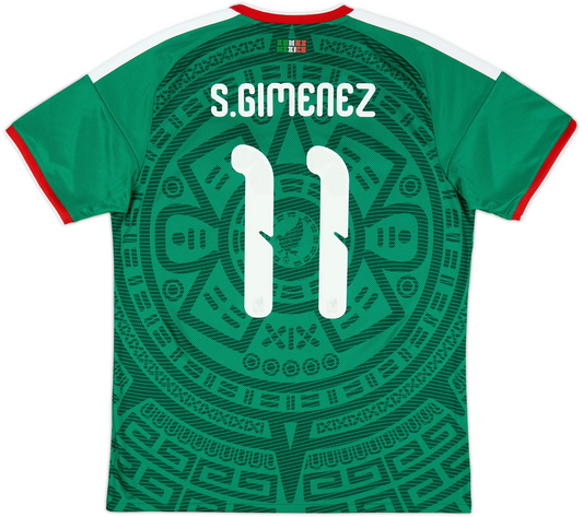 Maillot domicile Mexique 2026-27 S.Gimenez #11