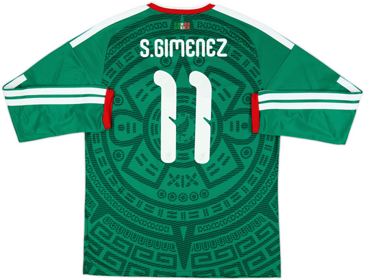 Maillot domicile Mexique 2026-27 à manches longues Gimenez #11