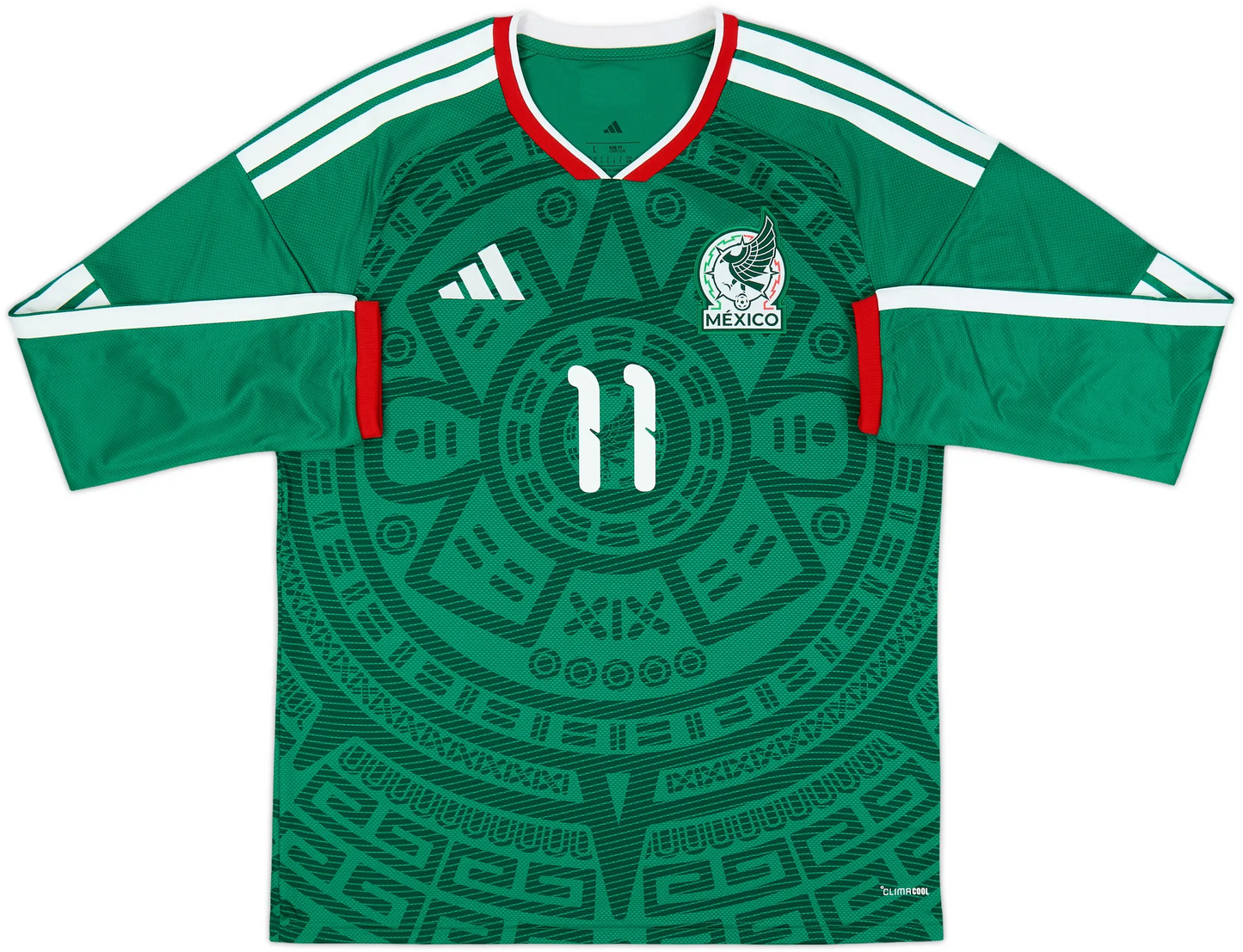 Maillot domicile Mexique 2026-27 à manches longues Gimenez #11