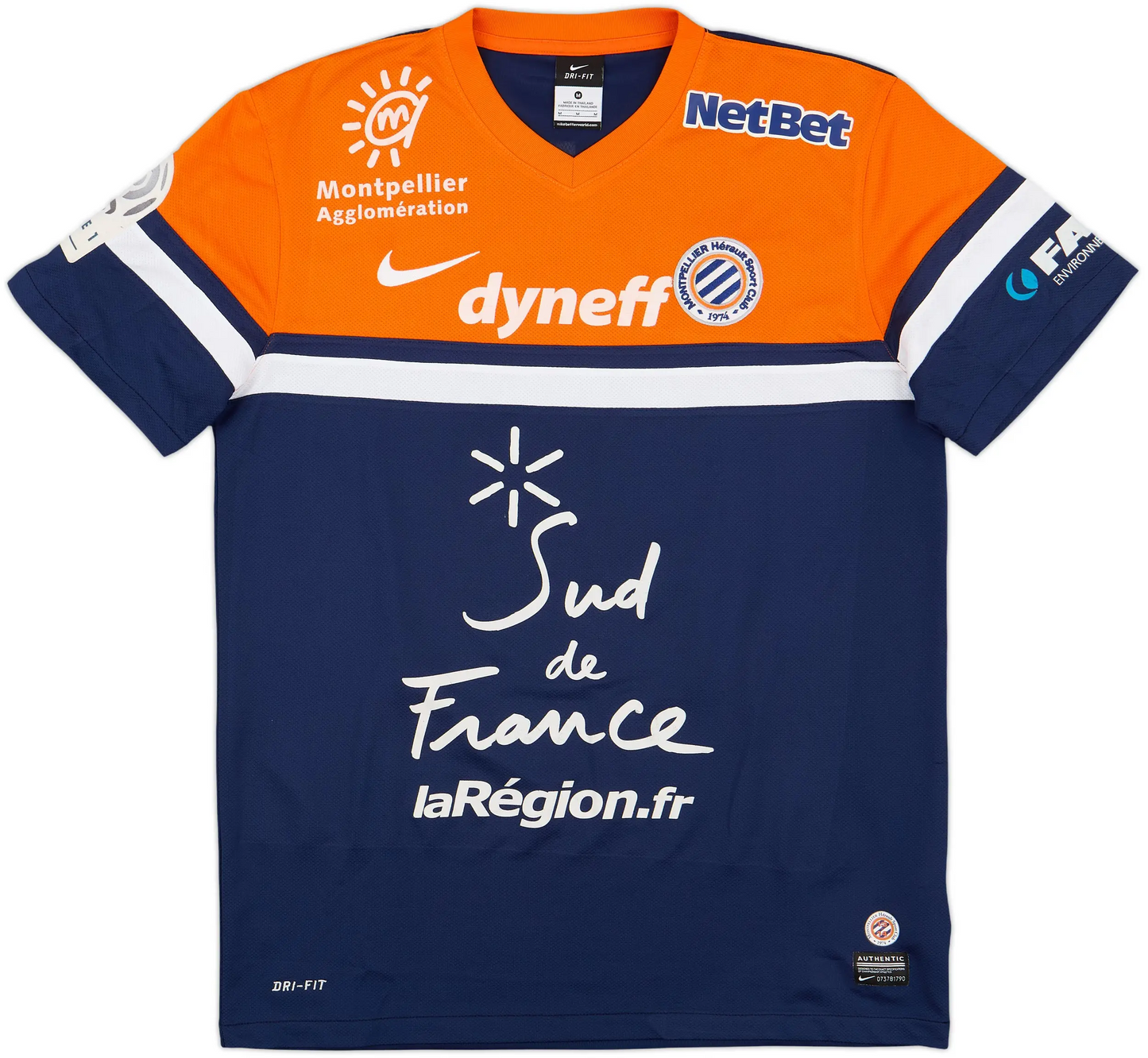 Maillot domicile Montpellier 2013-14 Cabella #10 - 10/10 (XL) - RR Store Online