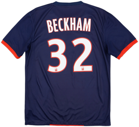 Maillot domicile Paris Saint-Germain 2013-14 Beckham #32 (M)