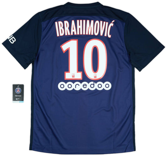 Maillot domicile Paris Saint-Germain 2015-16 Ibrahimovic #10