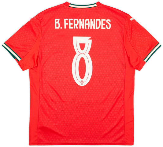 Maillot domicile Portugal 2025-26 B.Fernandes #8
