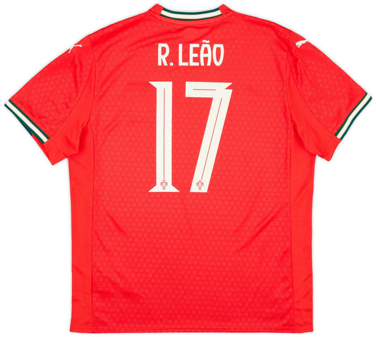 Maillot domicile Portugal 2025-26 R.Leao #17