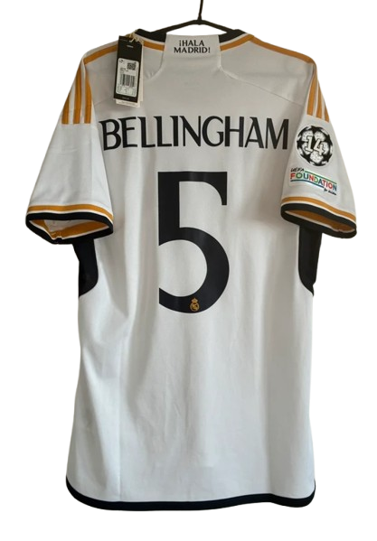 Maillot domicile Real Madrid 2023-24 Bellingham #5 (M)