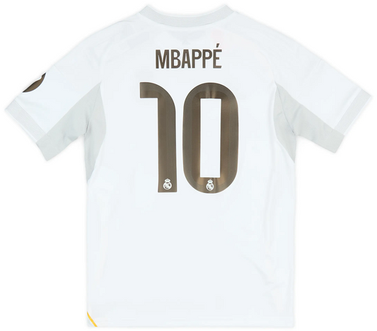 Maillot domicile Real Madrid 2025-26 Mbappé #10