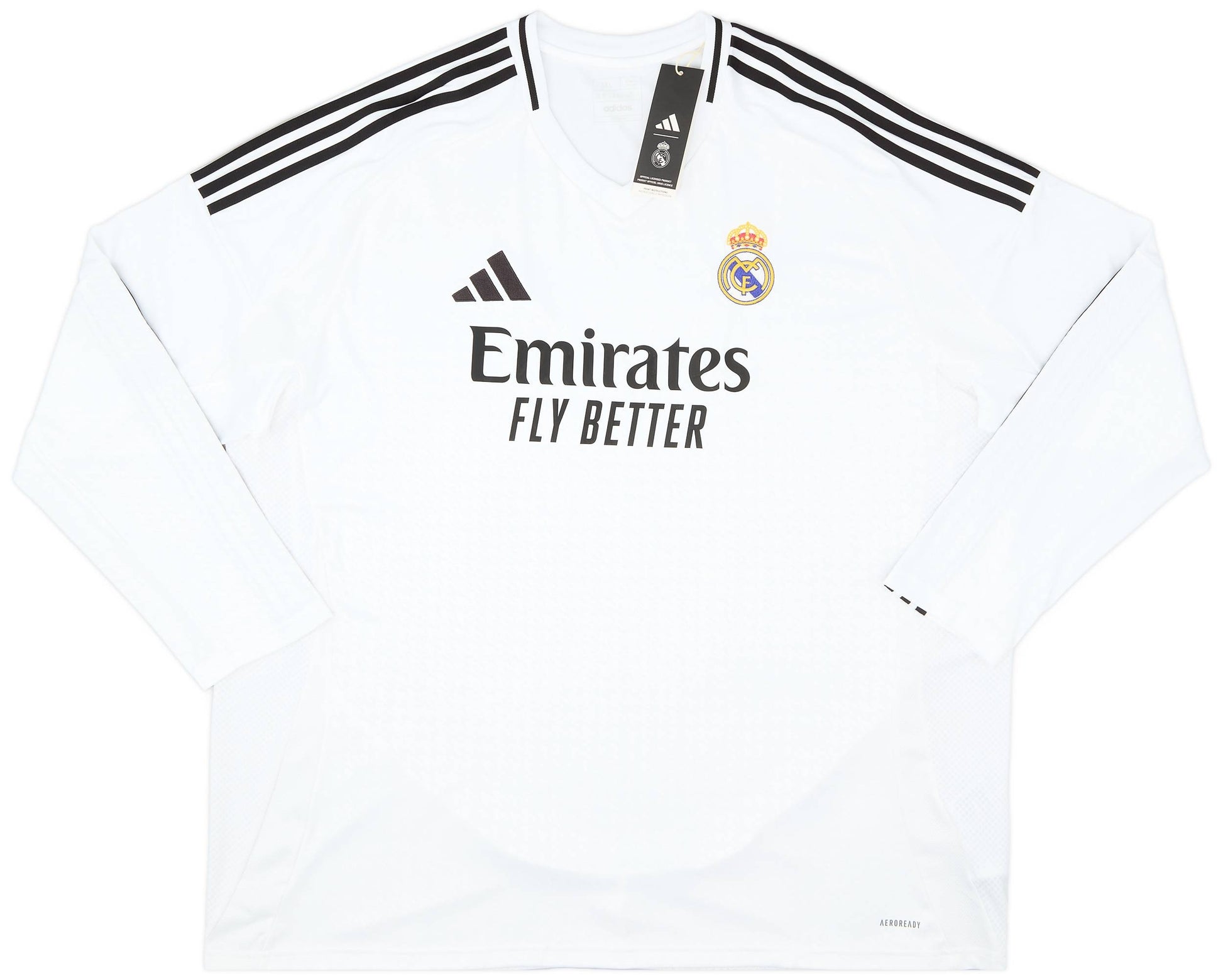 Maillot domicile Real Madrid manches longues 2024-25