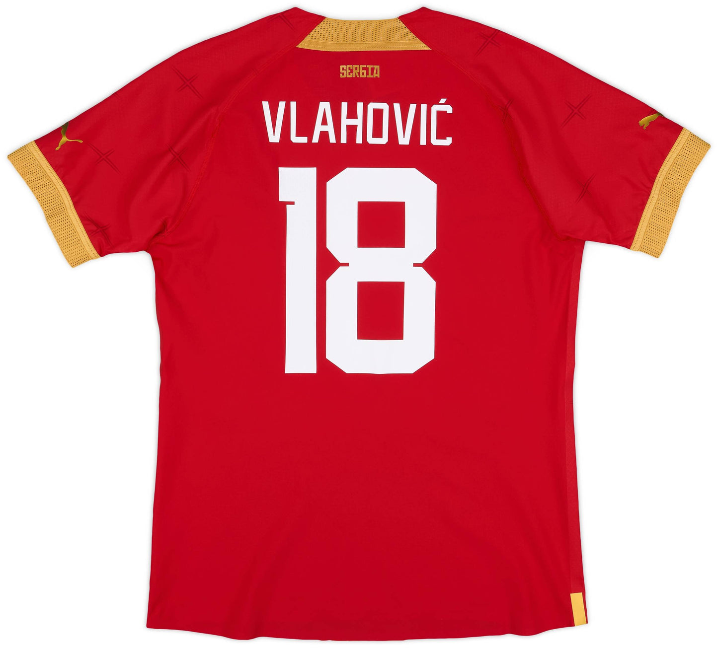 Maillot domicile Serbie 2022-23 Vlahovic #18