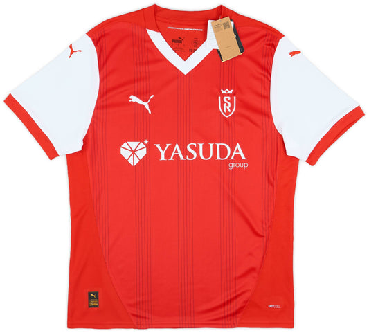 Maillot domicile Stade Reims 2024-25