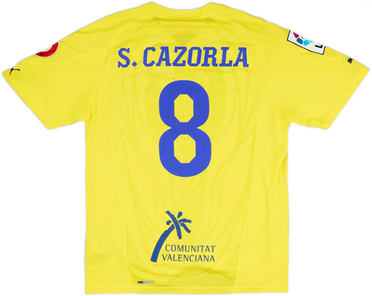 Maillot domicile Villarreal 2010-11 Cazorla #8