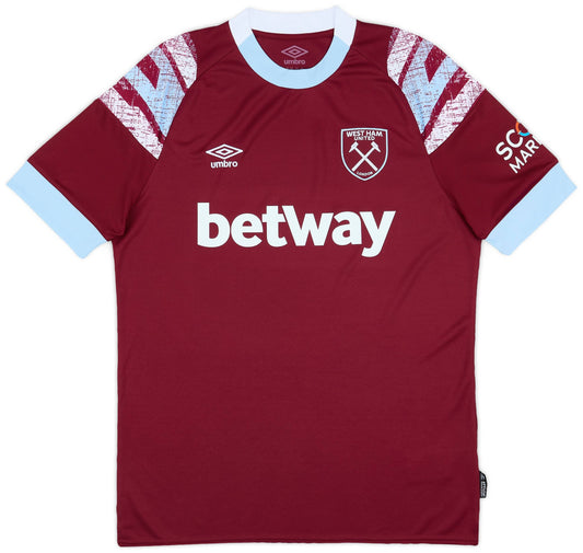 Maillot domicile West Ham 2022-23