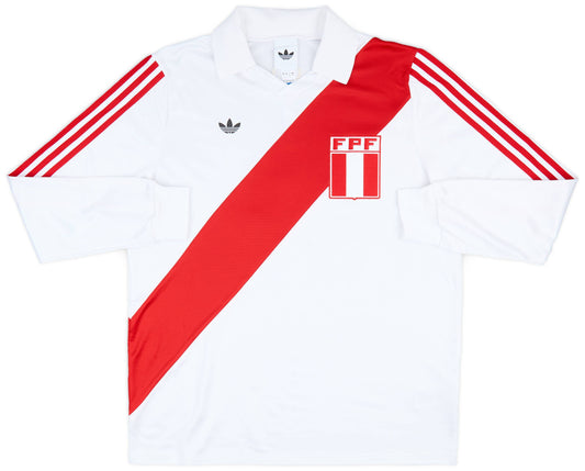 Maillot domicile adidas Originals réédité Pérou 1978 à manches longues #10