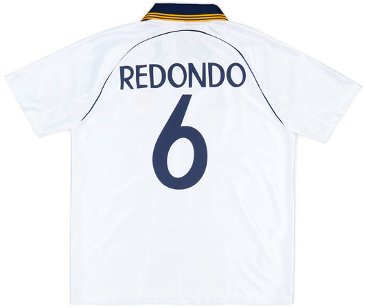 Maillot domicile adidas réédité Real Madrid 1999-00 Redondo #6