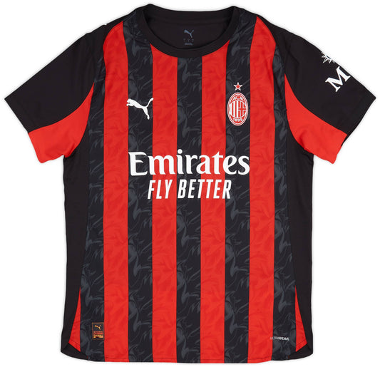 Maillot domicile authentique AC Milan 2025-26