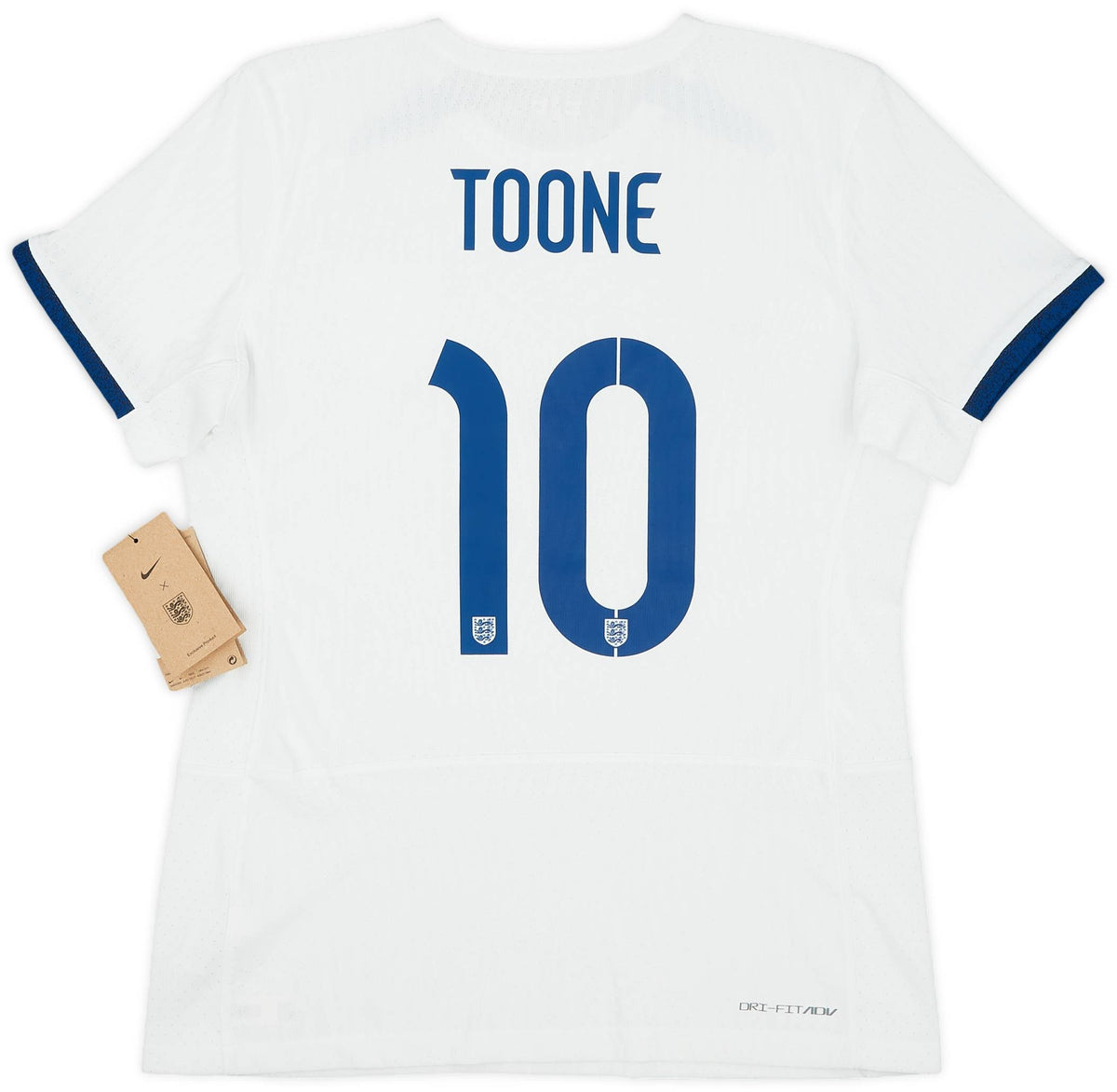 Maillot domicile authentique Angleterre 2023-24 Toone #10 (L)