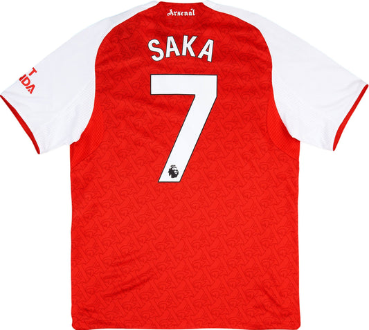Maillot domicile authentique Arsenal 2025-26 Saka #7