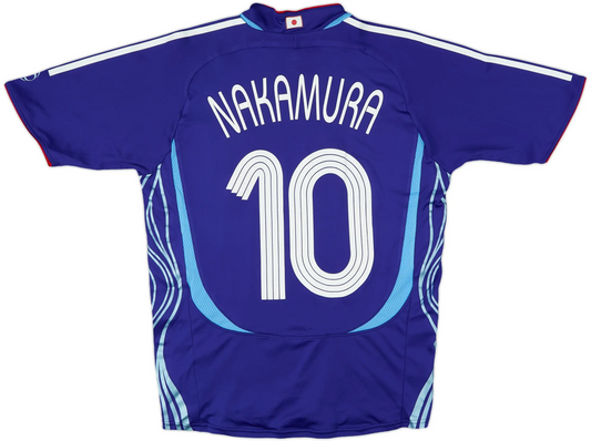 Maillot domicile authentique Japon 2006-08 Nakamura #10 (M)