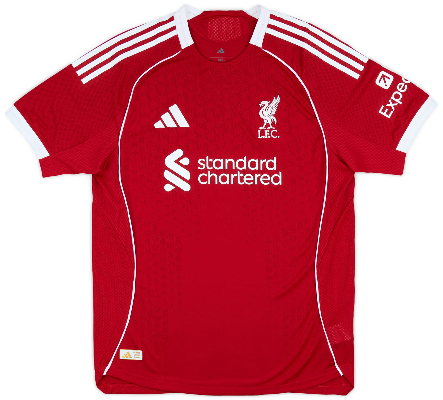 Maillot domicile authentique Liverpool 2025-26