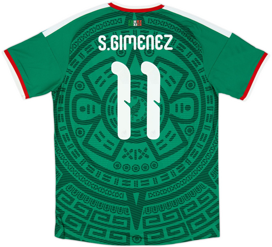 Maillot domicile authentique Mexique 2026-27 Gimenez #11