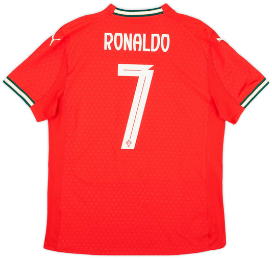 Maillot domicile authentique Portugal 2025-26 Ronaldo #7