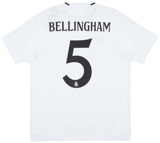 Maillot domicile authentique Real Madrid Bellingham #5 2024-25