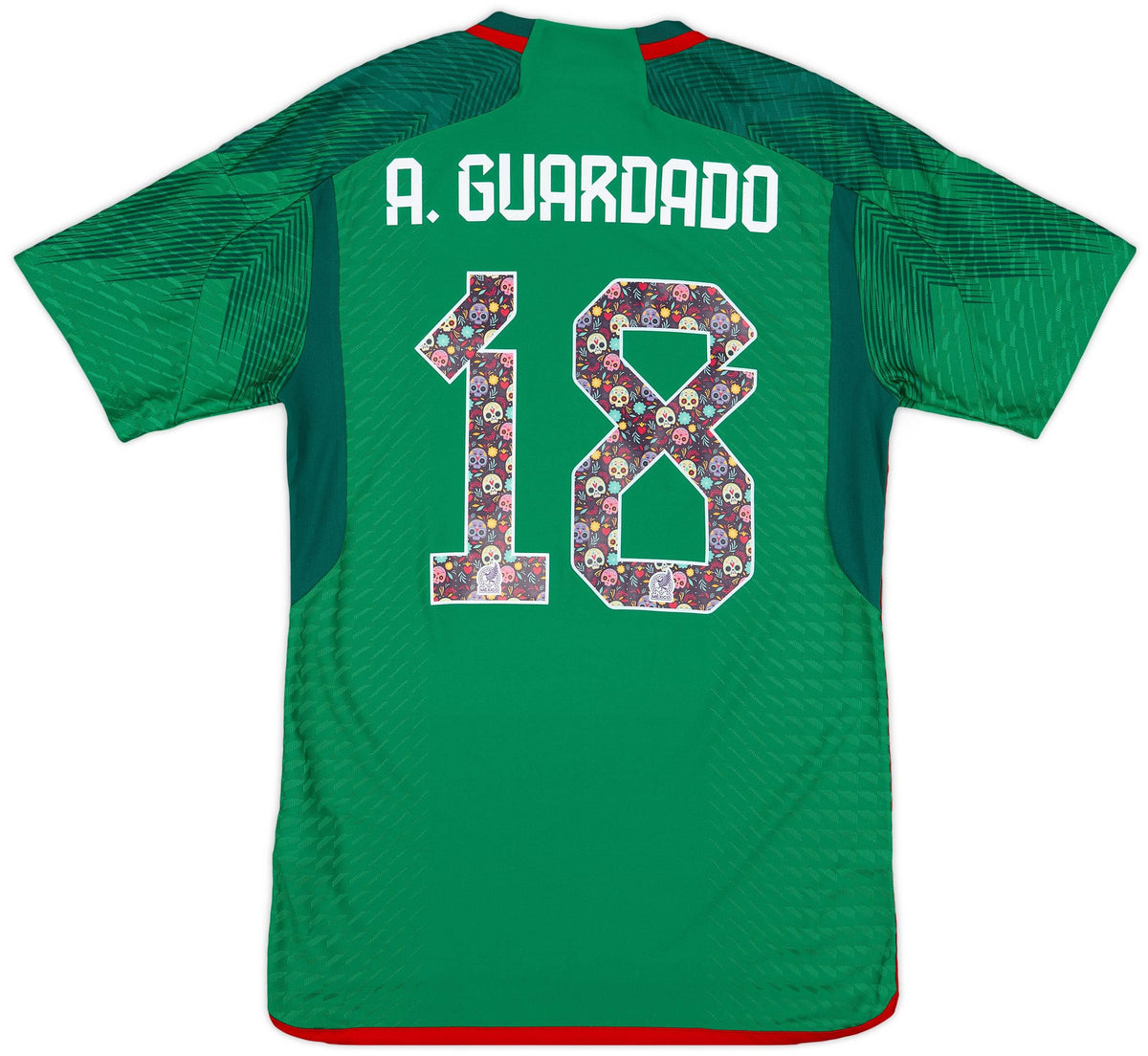 Maillot domicile authentique édition spéciale Mexique 2022-23 A.Guardado #18