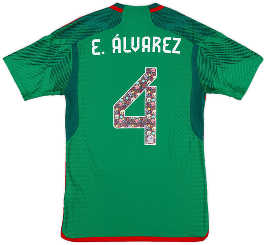 Maillot domicile authentique édition spéciale Mexique 2022-23 E.Alvarez #4