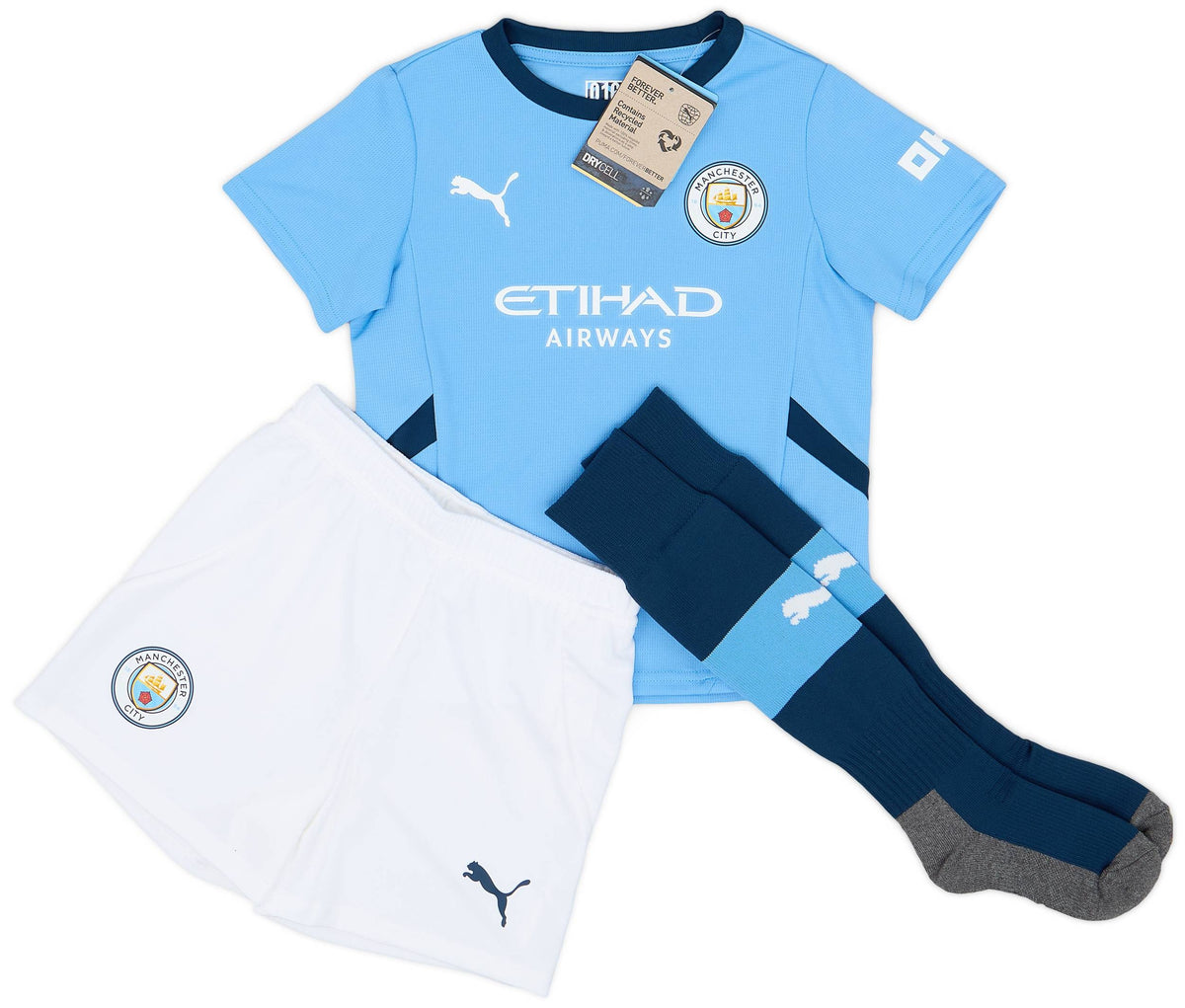 Maillot domicile complet Manchester City 2024-25 (petits enfants)