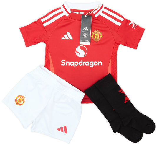 Maillot domicile complet Manchester United 2024-25 (petits enfants)