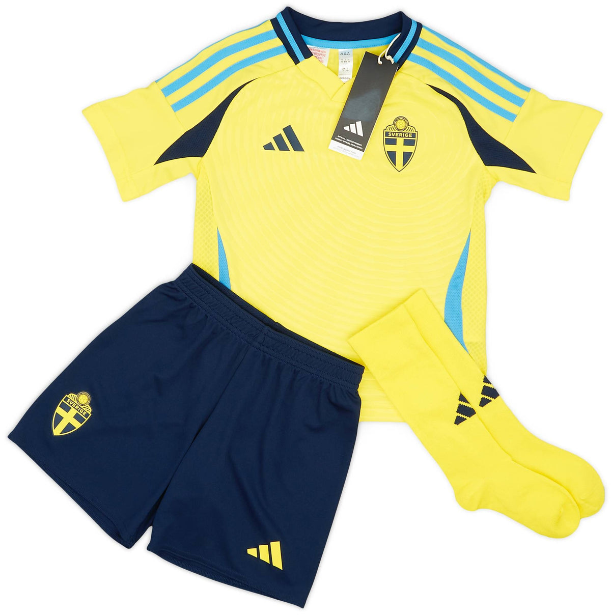 Maillot domicile complet Suède 2024-25 (petits enfants)