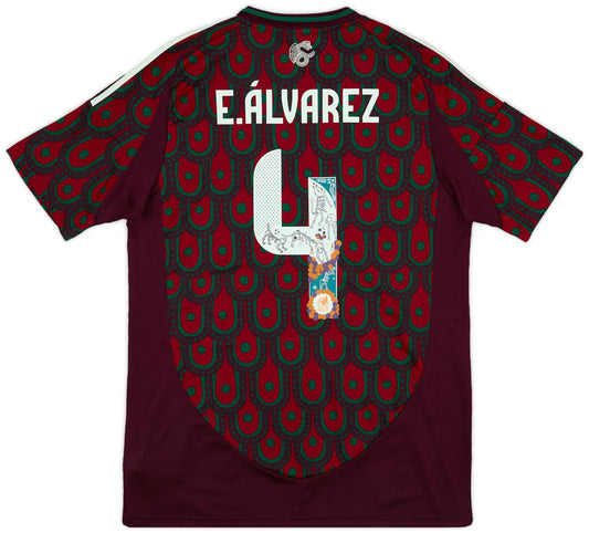 Maillot domicile édition spéciale Mexique 2024-25 E.Alvarez #4