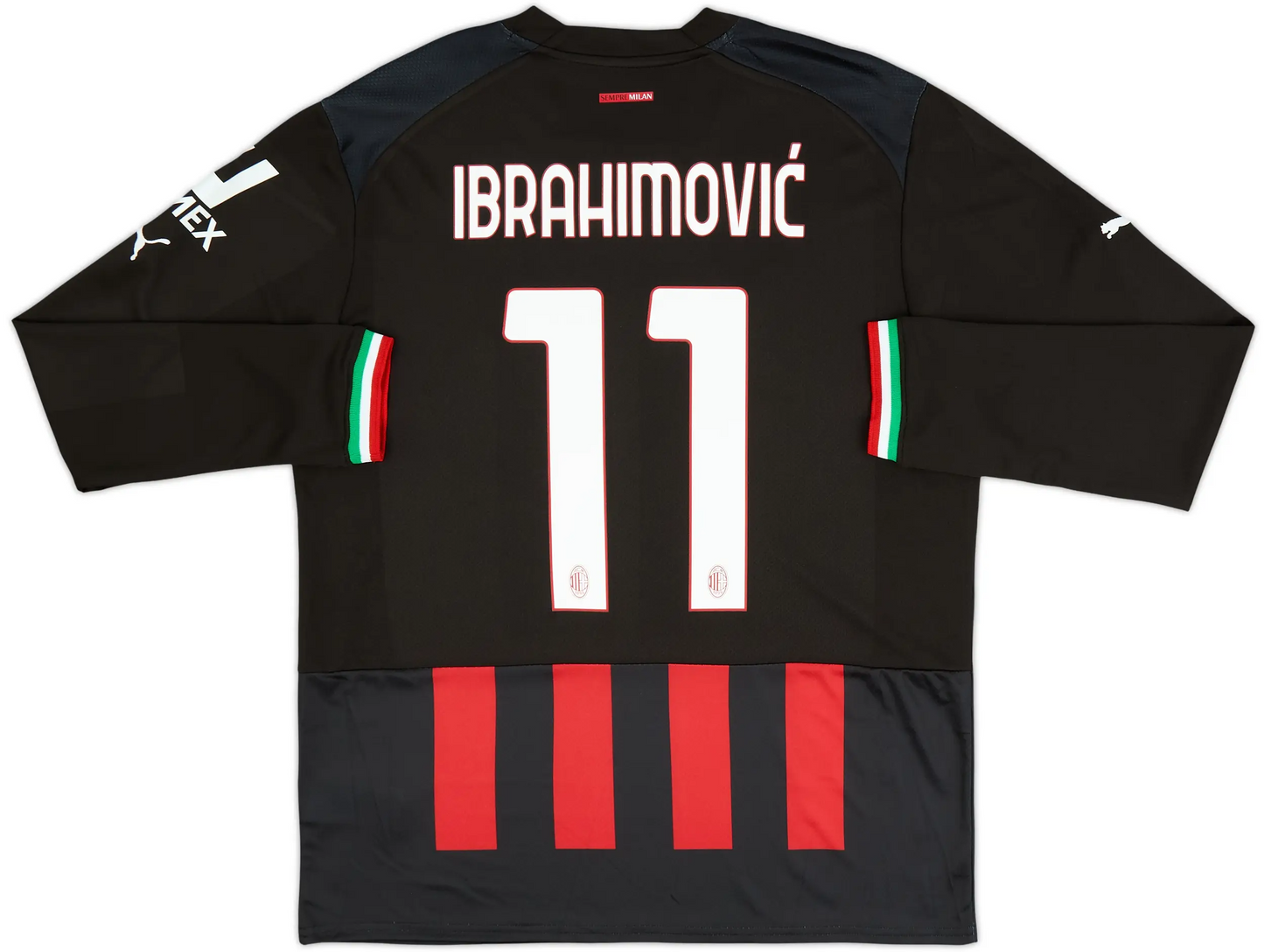 Maillot domicile manches longues AC Milan 2022-23 Ibrahimovic #11