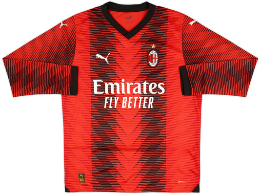 Maillot domicile à manches longues AC Milan 2023-24