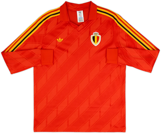 Maillot domicile à manches longues Belgique adidas Originals réédition 1986
