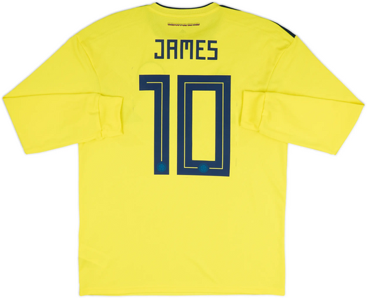 Maillot domicile à manches longues Colombie 2018-19 James n°10