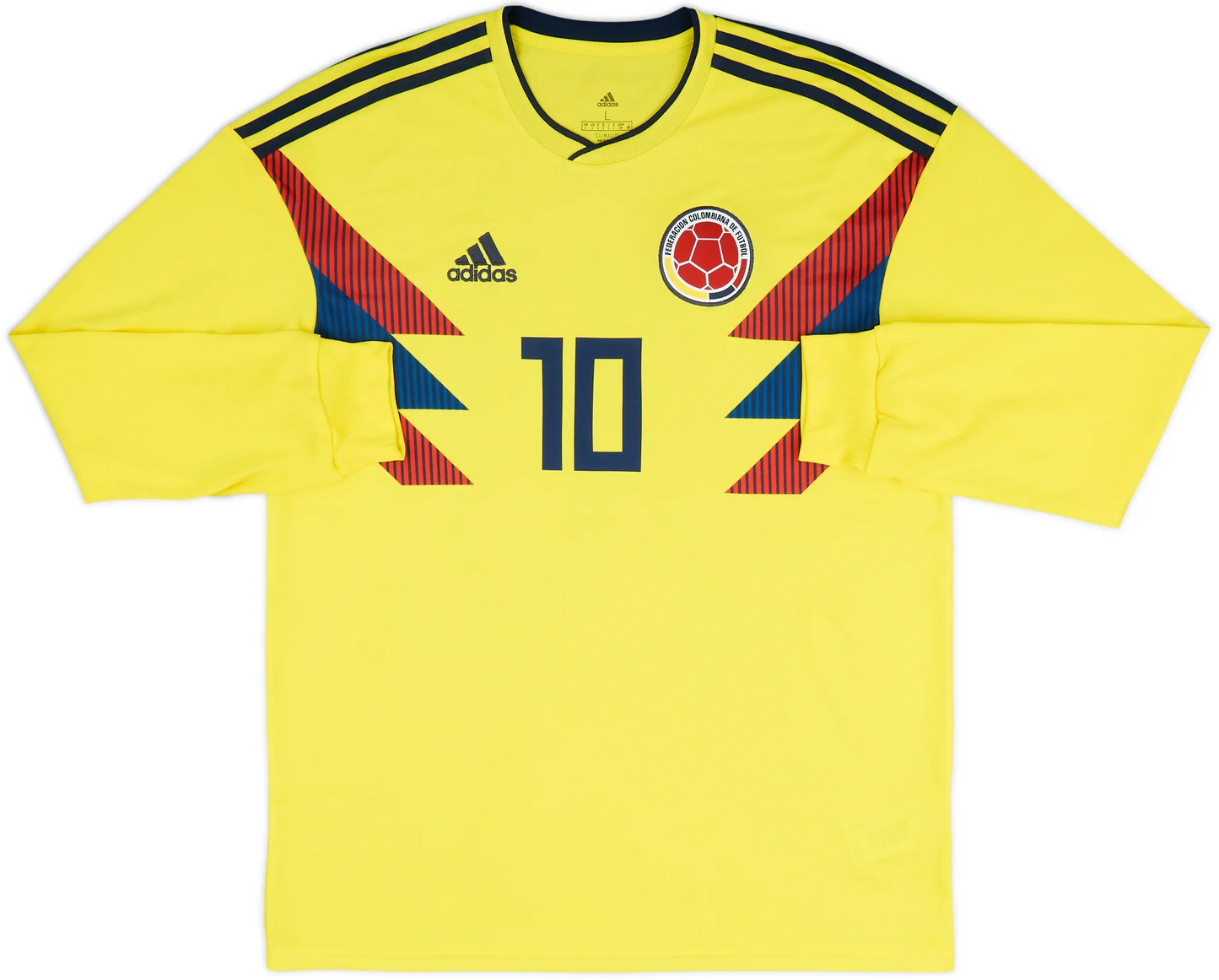Maillot domicile à manches longues Colombie 2018-19 James n°10