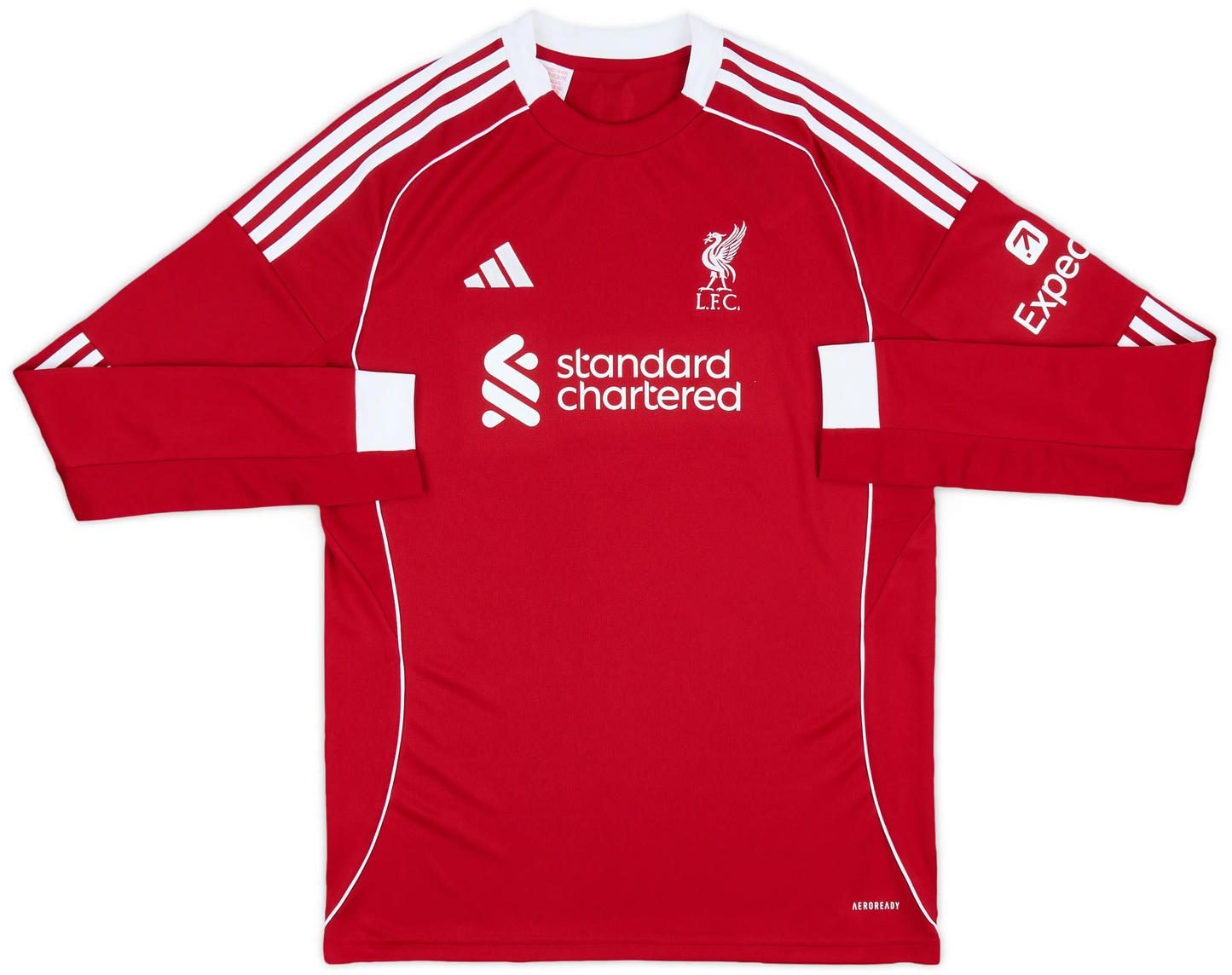 Maillot domicile à manches longues Liverpool 2025-26 (enfants)