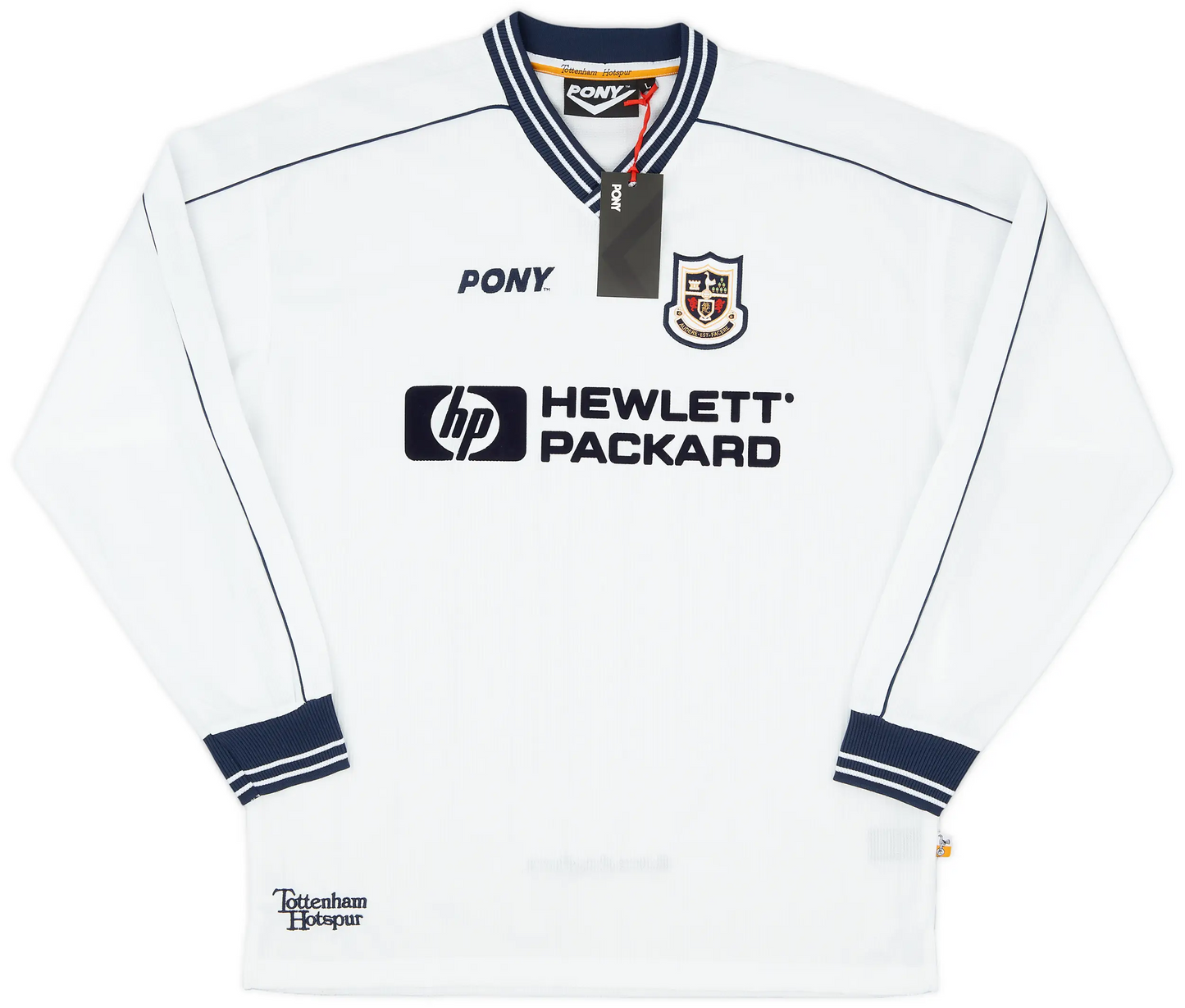 Maillot domicile à manches longues Tottenham Pony réédition 1997-99