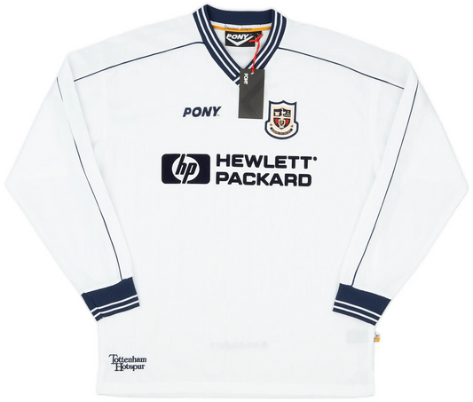 Maillot domicile à manches longues Tottenham Pony réédition 1997-99