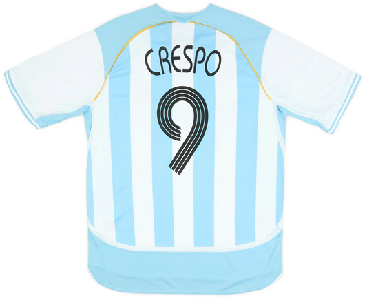 Maillot domicile réédition adidas Argentine 2006 Crespo #9