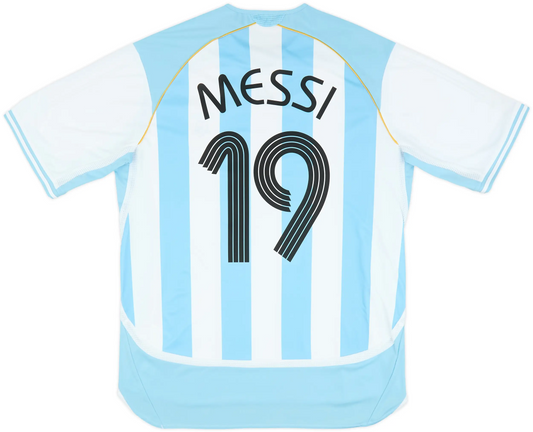 Maillot domicile réédition adidas Argentine 2006 Messi #19