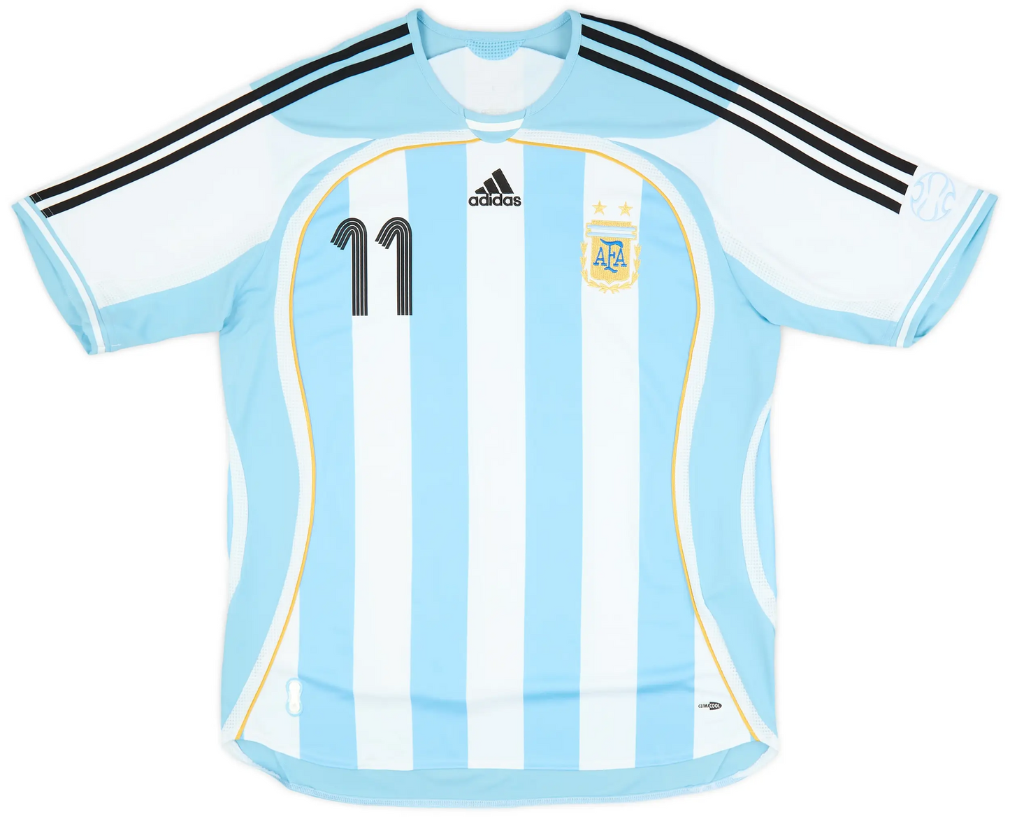 Maillot domicile réédition adidas Argentine 2006 Tevez #11