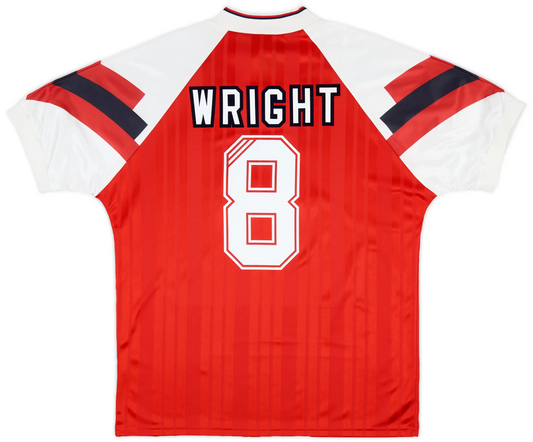 Maillot domicile réédition adidas Originals Arsenal 1992-94 Wright #8