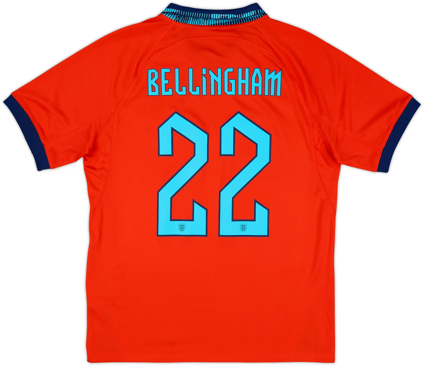 Maillot extérieur Angleterre 2022-23 Bellingham n°22
