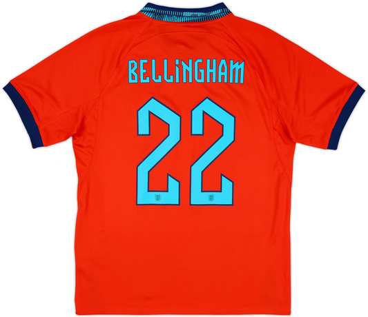 Maillot extérieur Angleterre 2022-23 Bellingham n°22