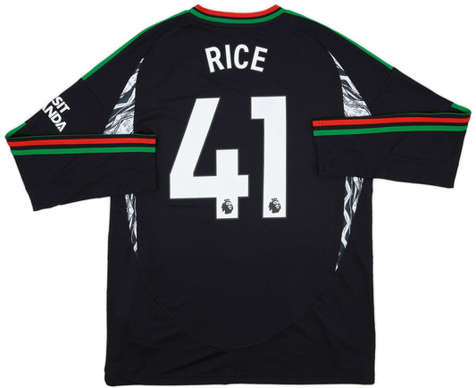 Maillot extérieur Arsenal 2024-25 à manches longues Rice #41