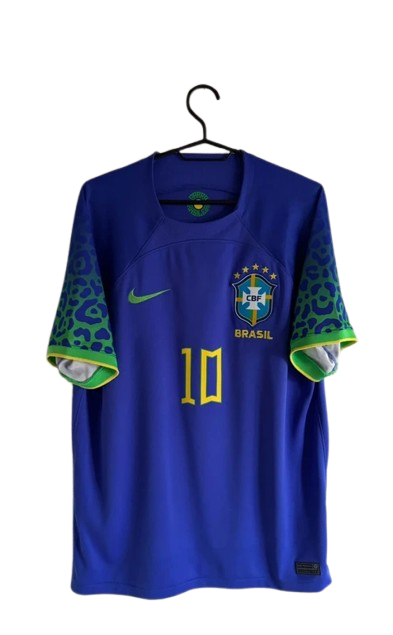 Maillot extérieur Brésil 2022-23 Neymar Jr #10 (M)